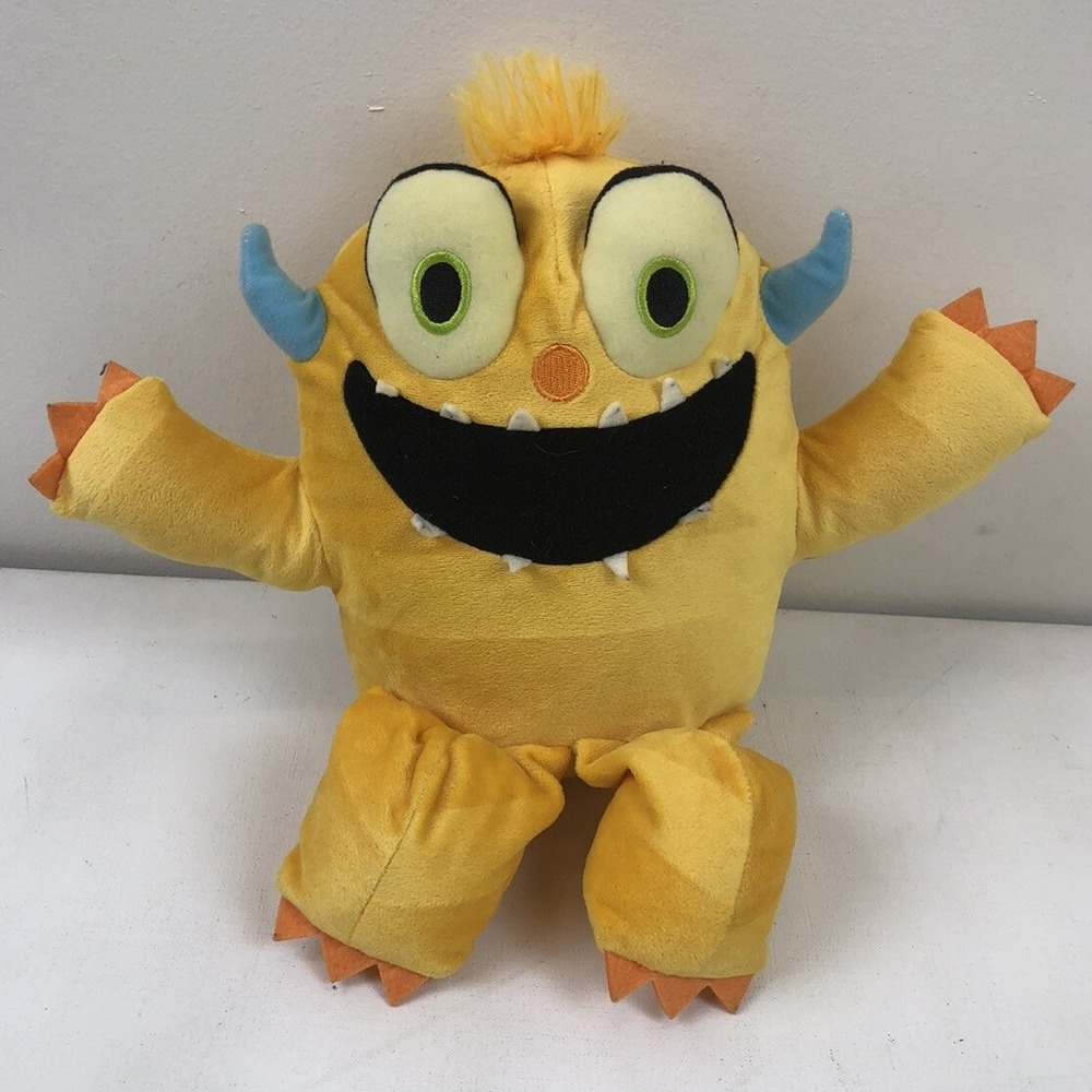 Kohl's‎ Cares Monster Plush Yellow Blue Horns Kids Toy 2014
